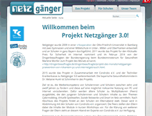 Tablet Screenshot of netzgaenger.org